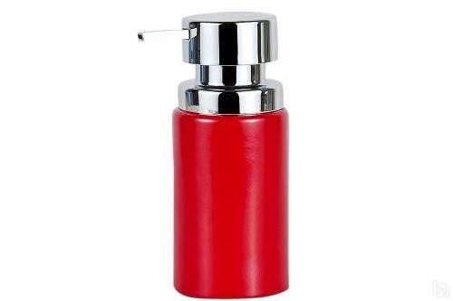 BORA Кухонный дозатор для моющих жидкостей (красный), пластик+ металл.