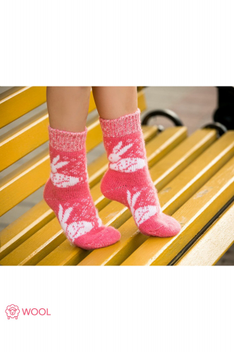 Бабушкины носки, Носочки для девочки шерстяные Бабушкины носки