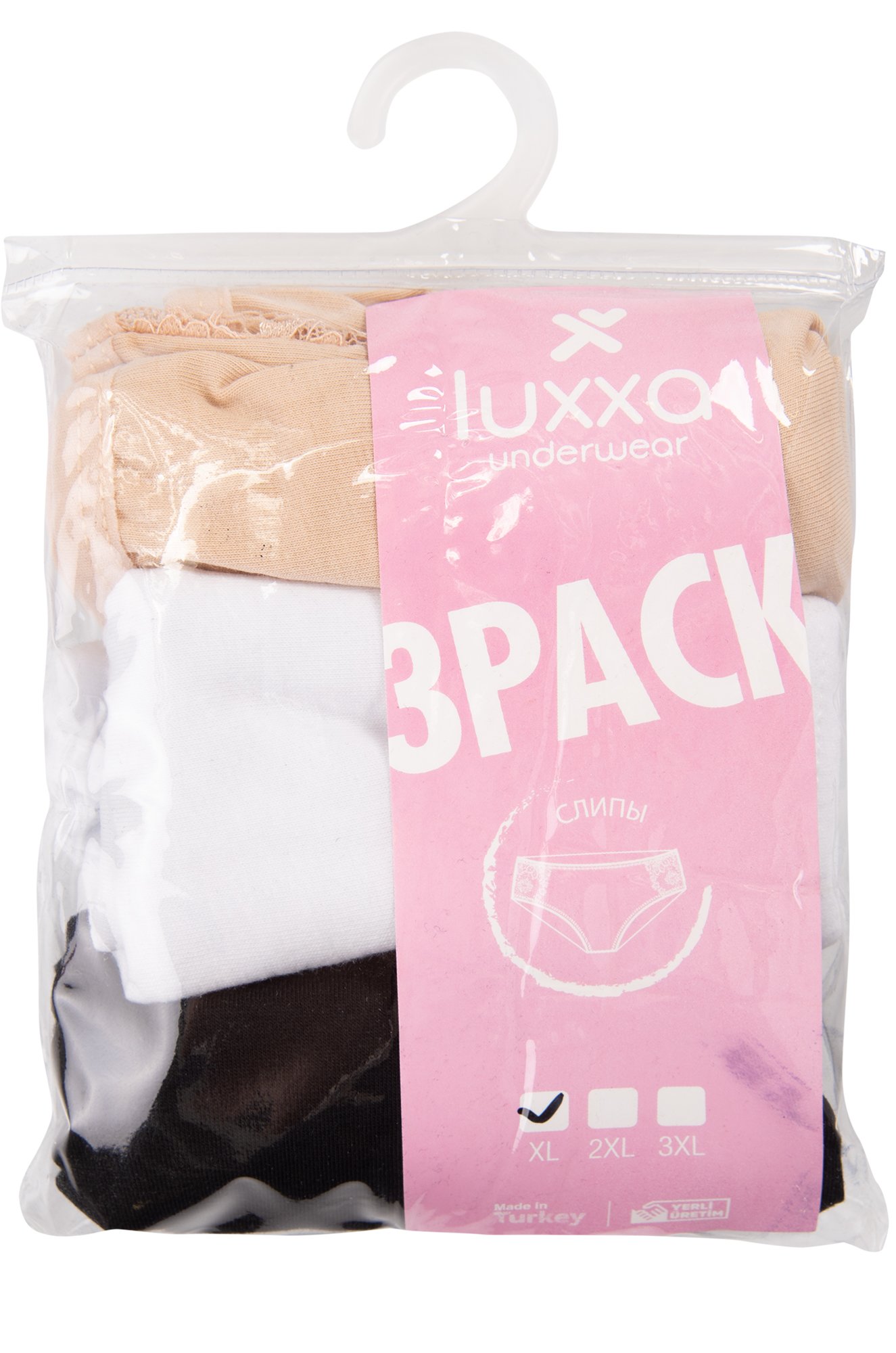Luxxa, Трусики женские 3шт. Luxxa