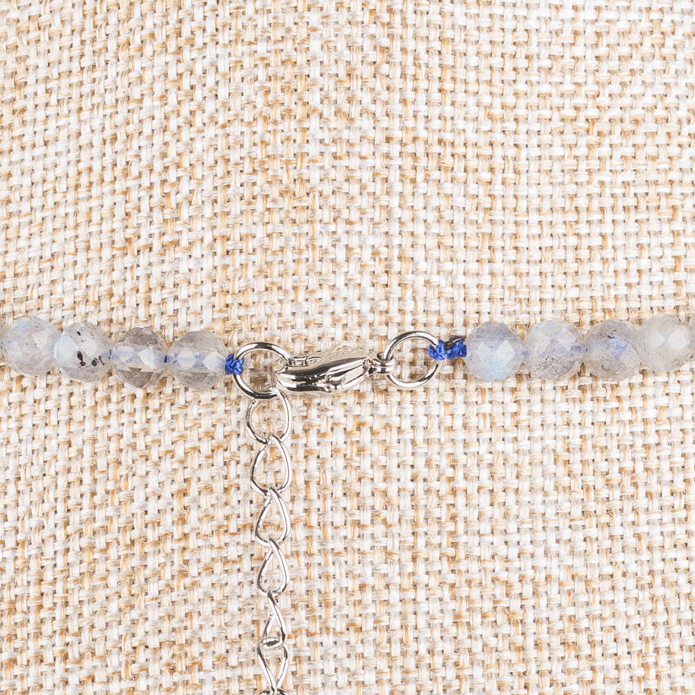 Радуга Самоцветов Бусы из Лабрадора (Мадагаскар)