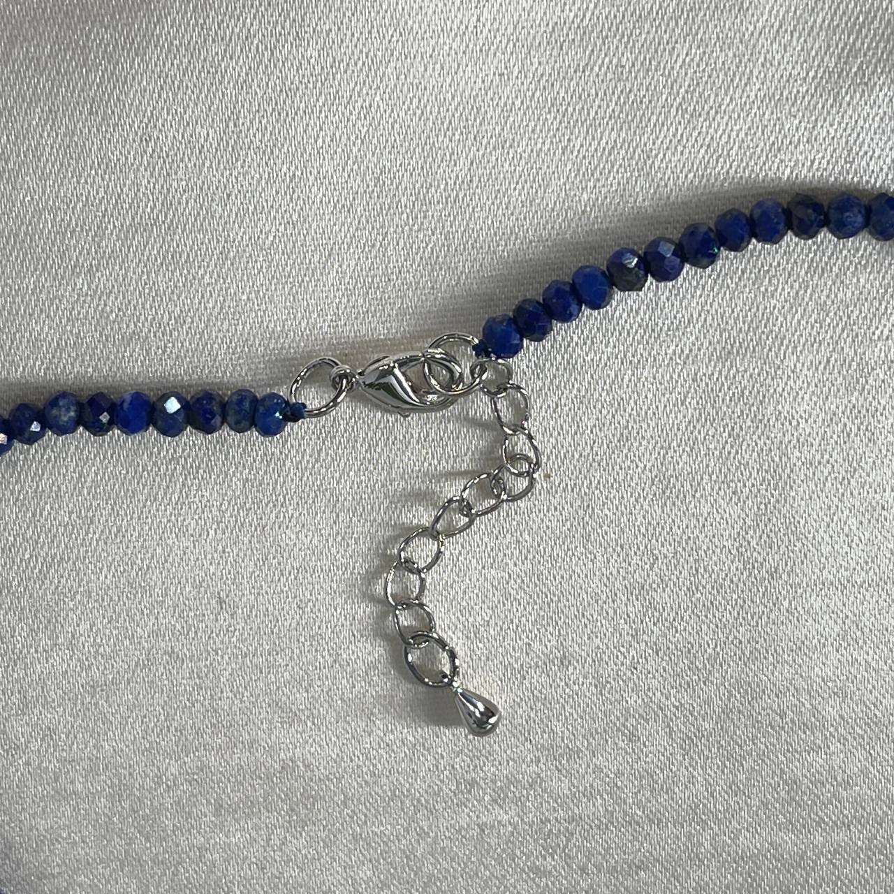 Радуга Самоцветов Бусы из Лазурита огранка