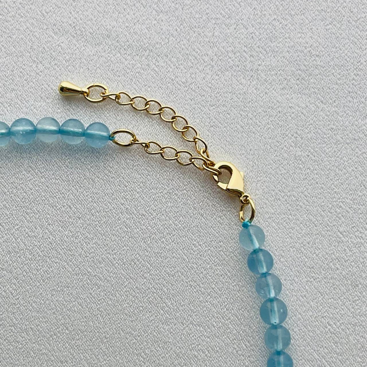 Радуга Самоцветов Бусы из Аквамарина