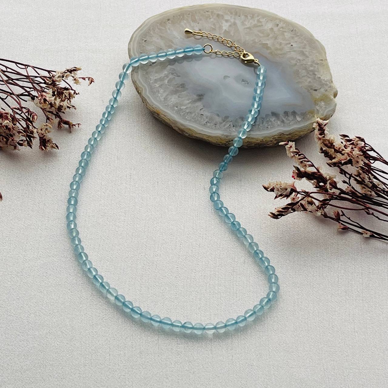 Радуга Самоцветов Бусы из Аквамарина