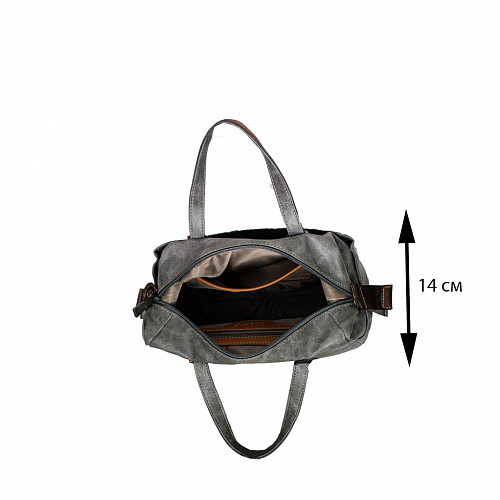 88345 gc-13 gray сумка женская FLAME DANCE экокожа 30x23х14