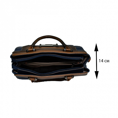 f5070 ca-919 d.blue сумка женская FLAME DANCE экокожа 38x28х14