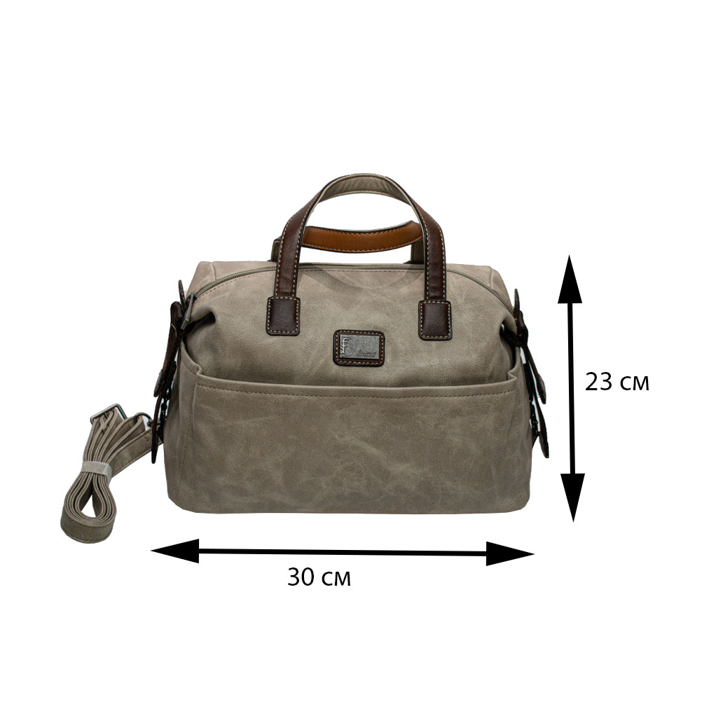88345 gc-17 khaki сумка женская FLAME DANCE экокожа 30x23х14