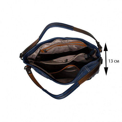 f5069 ca-919 blue сумка женская FLAME DANCE экокожа 37x35х13