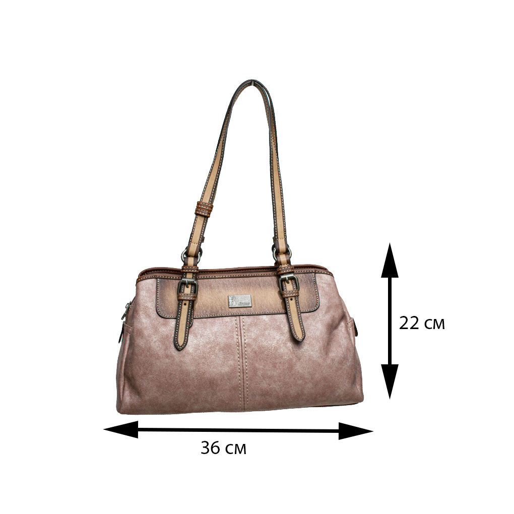 17796 gd-21 pink сумка женская FLAME DANCE экокожа 36x22х14