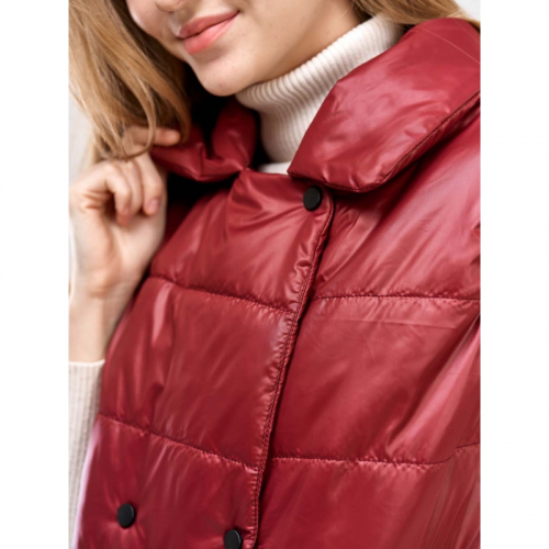 Утепленный женский жилет с накладными карманами GG007D