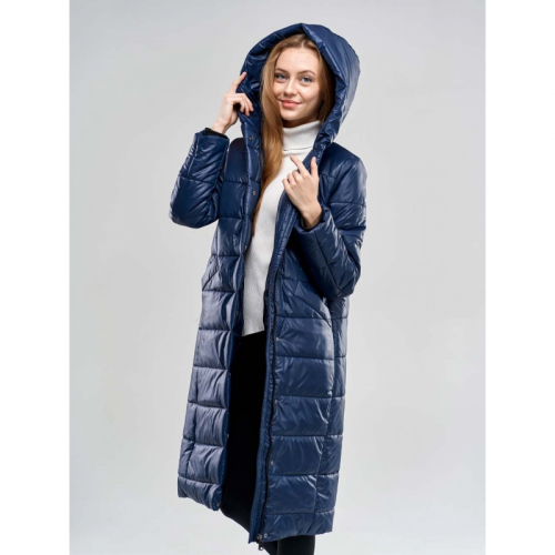 1690 3600Длинное женское пальто для еврозимы арт.ПЧ2013, цвет-синий