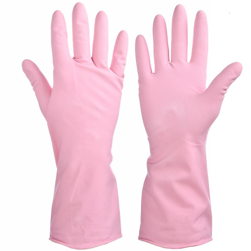 Перчатки резиновые, прочные, сзапахомлаванды, M, VETTA