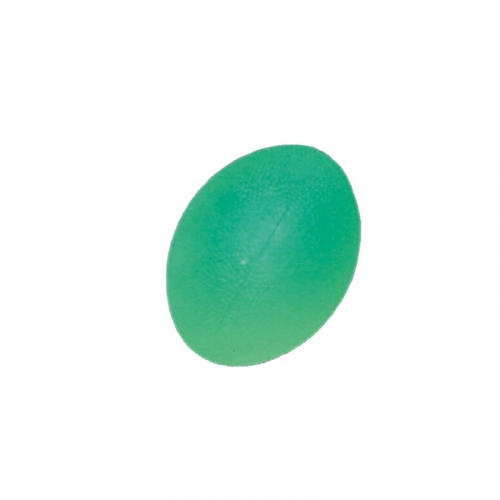 Мяч для тренировки кисти яйцевидной формы полужесткий зеленый Ортосила L 0300М
