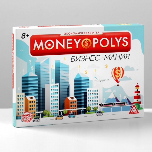 Экономическая игра «MONEY POLYS. Бизнес-мания», 8+