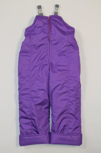Зимние брюки- полукомбинезон Фиолетовый