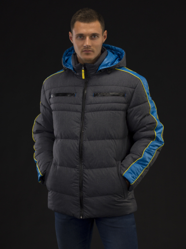 Куртка зимняя мужская Merlion RADAMANT (меланж синий)