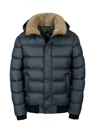 Куртка зимняя мужская Merlion Рубен-1 (т.серый)