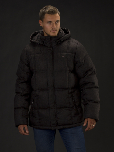 Куртка зимняя мужская Merlion СМ-2 (черный драп)