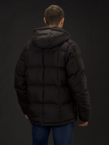 Куртка зимняя мужская Merlion СМ-2 (черный драп)