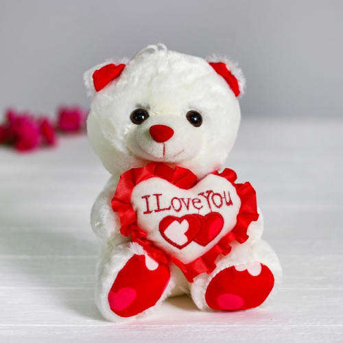 Мягкая игрушка «Медведь с сердечком»