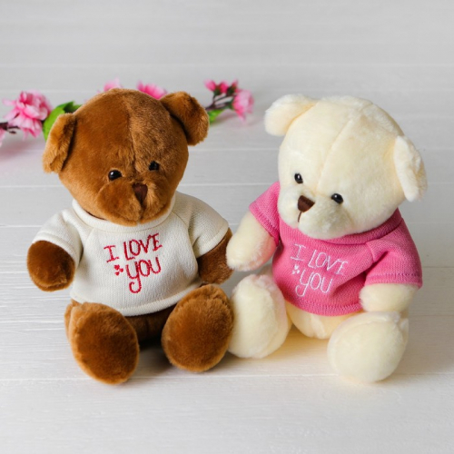 Мягкая игрушка «Медведь в кофте», 20 см, цвета МИКС