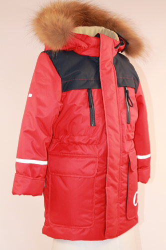 Куртка зимняя подростковая Феникс Мембрана Красный