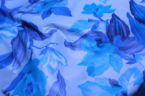Куртка зимняя подростковая Парка  Голубые лилии