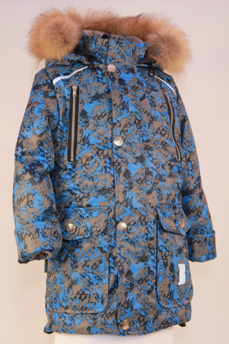 Куртка зимняя подростковая Тау Мембрана Синие тропики