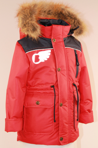 Куртка зимняя подростковая Ариес Красный