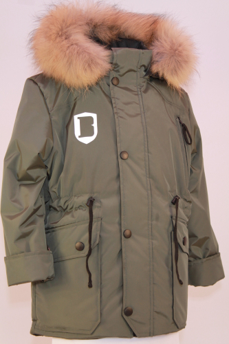 Куртка зимняя подростковая Милитари Хаки