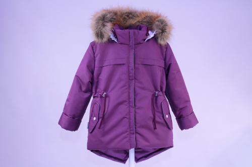 Куртка зимняя подростковая Парка  Фиолетовый