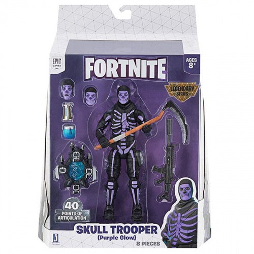 Игрушка Fortnite - фигурка Skull Trooper с аксессуарами