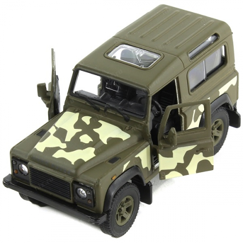 Игрушка модель военной машины 1:34-39 Land Rover Defender