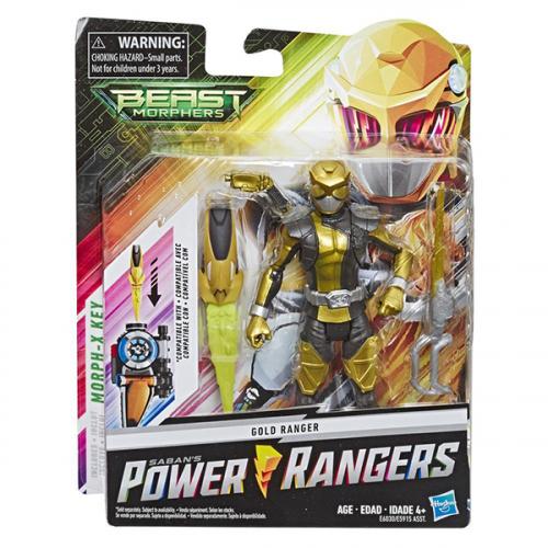 Игрушка HASBRO POWER RANGERS Золотой Рейнджер с боевым ключом