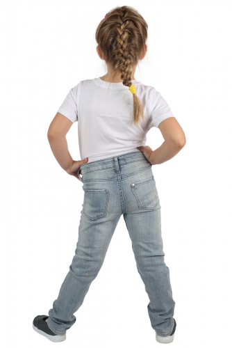 Фирменные детские джинсы для девочек – трендовая коллекция «Холодное сердце» №556