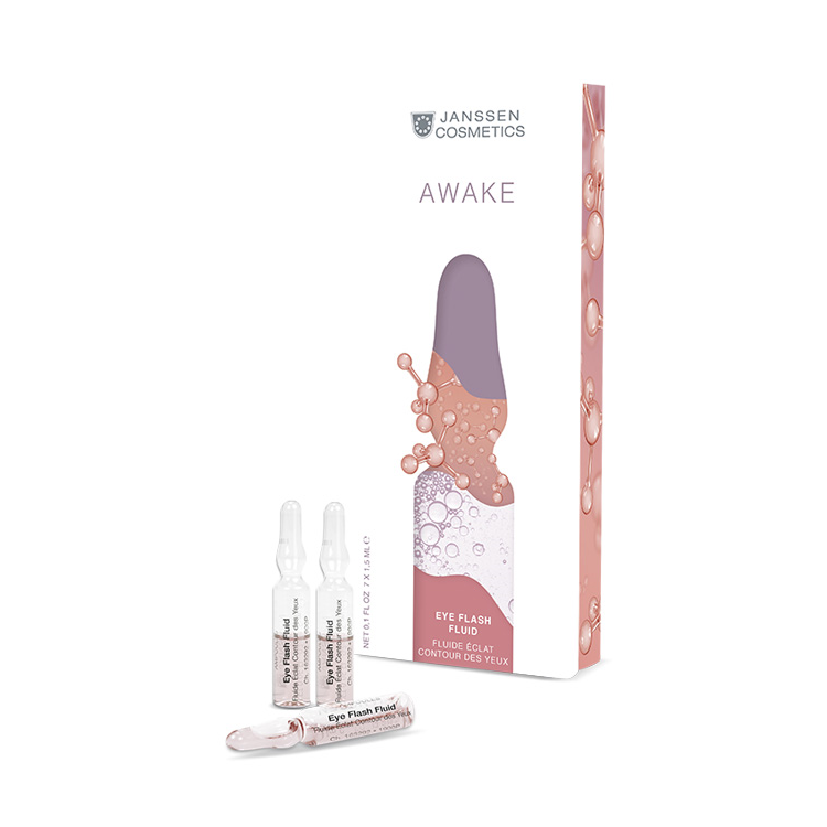 JANSSEN Сыворотка увлажняющая и восстанавливающая для контура глаз, в ампулах / Eye Flash Fluid 7*1,5 мл