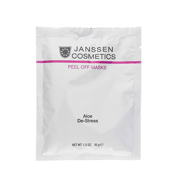 JANSSEN Маска альгинатная успокаивающая anti-age / Aloe De Stress Peel off masks 10*30 г