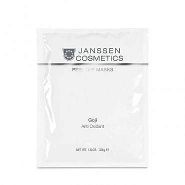 JANSSEN Маска альгинатная восстанавливающая anti-age / Goji Anti Oxidant Peel off masks 10*30 г