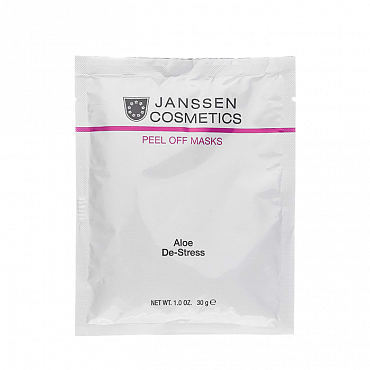 JANSSEN Маска альгинатная успокаивающая anti-age / Aloe De Stress Peel off masks 10*30 г