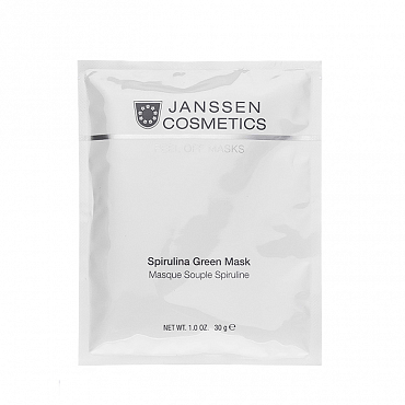 JANSSEN Маска моделирующая зеленая со спирулиной / Spirulina Green Mask Peel off masks 10*30 г