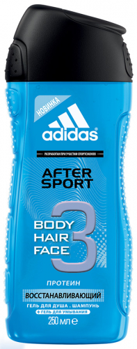 Гель-шампунь для душа Adidas After Sport (250 мл)