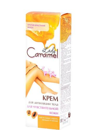 Крем для депиляции тела против врастания волос Lady Caramel (100 мл)