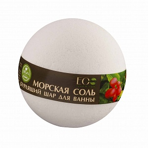 Бурлящий шар для ванны «Ягоды асаи и годжи» Sea Salt Bomb Ecolab (220 г)