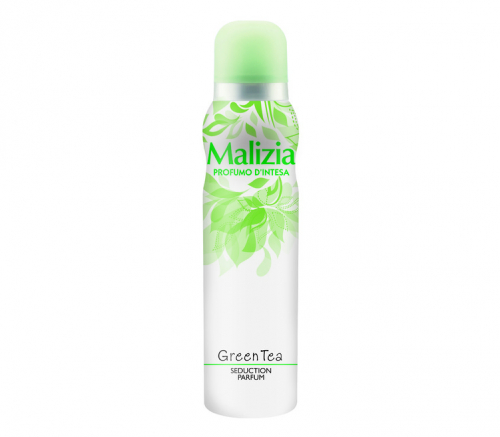 Женский парфюмированный дезодорант для тела Green Tea (Malizia, 150 мл)