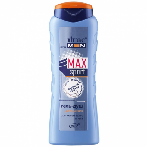 Витэкс FOR MEN MAX Sport Гель-душ для волос и тела