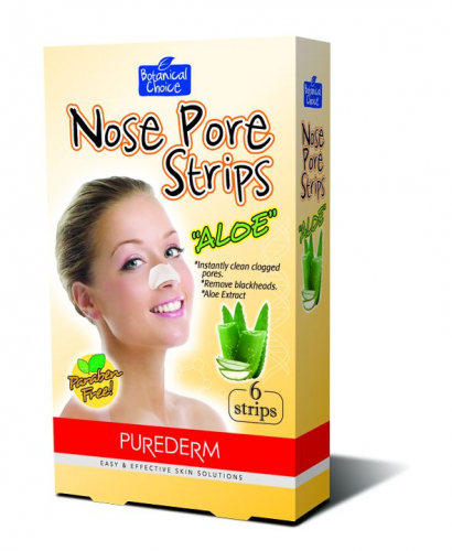 Очищающие полоски для носа «Алоэ» (Purederm, 6 штук)