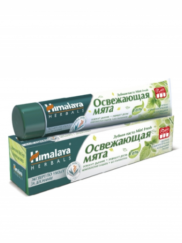 Зубная паста «Освежающая мята» (Himalaya Herbals, 75 мл)