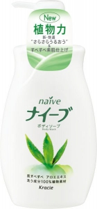 Жидкое мыло для тела с экстрактом алоэ NAIVE (580 мл)