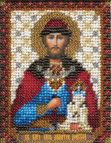 Набор для вышивания PANNA CM-1268 ( ЦМ-1268 ) Икона св. благоверного князя Дмитрия Донского