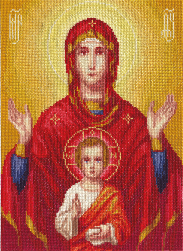 Набор для вышивания PANNA CM-1333 ( ЦМ-1333 ) Икона Божией Матери Знамение