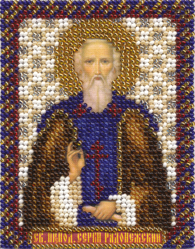 Набор для вышивания PANNA CM-1303 ( ЦМ-1303 ) Икона Святого преподобного Сергия Радонежского